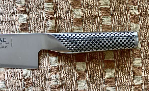 Global G-2 chef knife handle