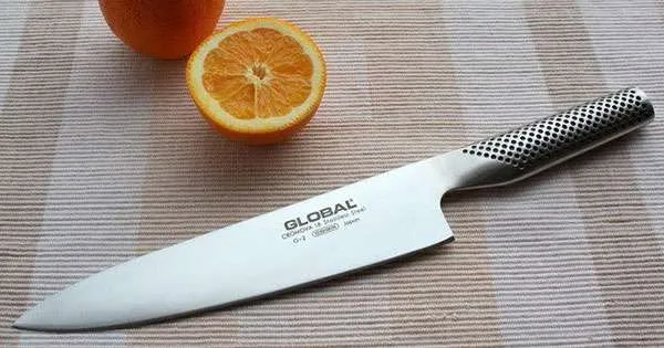 Global G2 chef knife w/orange