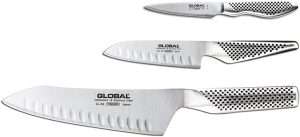 Global Classic 3-piece kitchen knife set