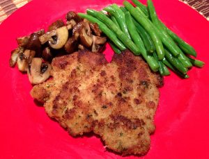 breaded chicken cutlet