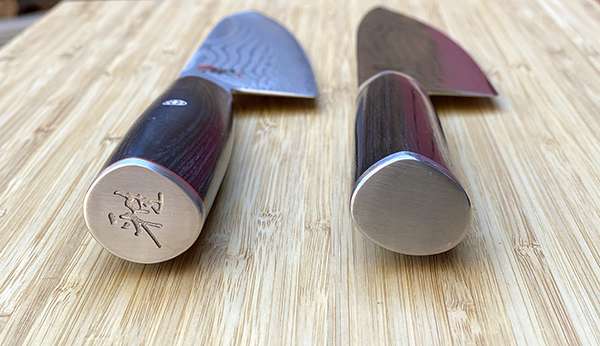 Kaizen II, Shun Classic chef knives D-handles