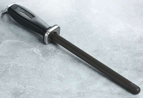 Mac black ceramic honing rod