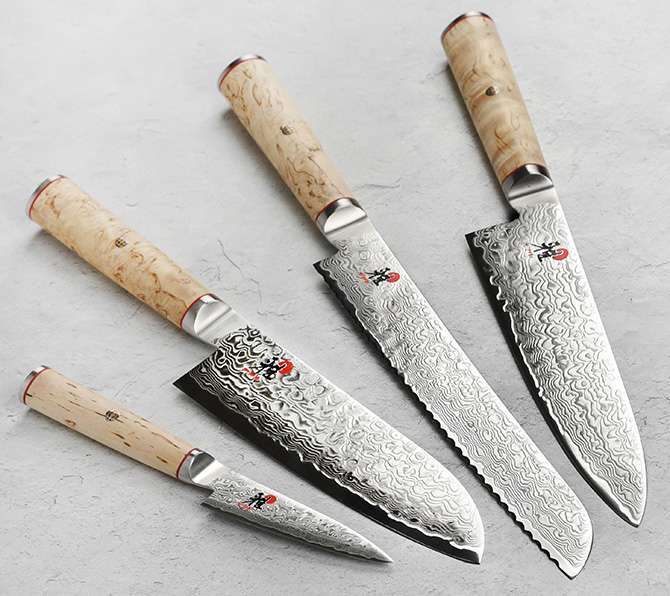 Miyabi Birchwood 7-piece chef knife set