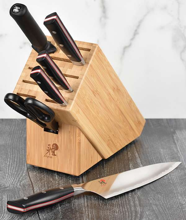 Miyabi Evolution 7-piece Set, Bamboo Block