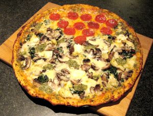 homemade pizza
