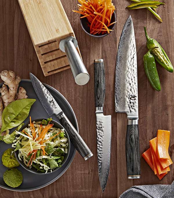 Shun Premier Grey 5-piece Set w/Block