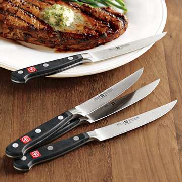 Wusthof Classic steak knives, 4-piece set