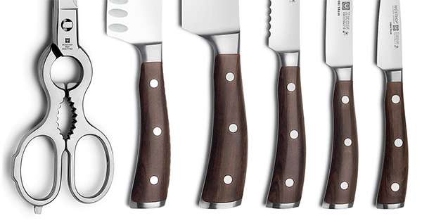 Wusthof Ikon Blackwood 7-piece (w/slim block)