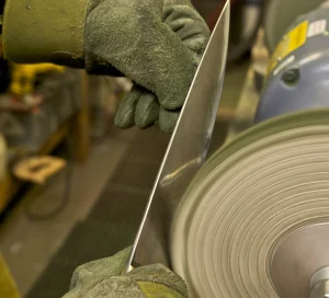 professional knife sharpening buffing wheel at Boseman Knife Sharpening
