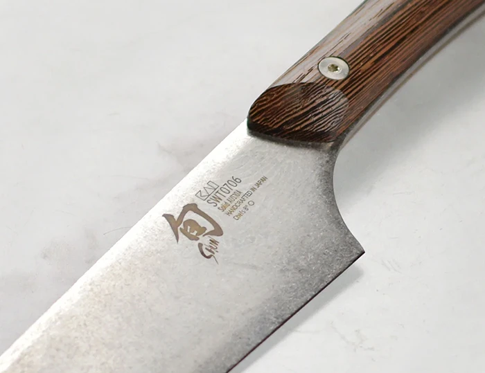 Shun Kanso blade with heritage finish